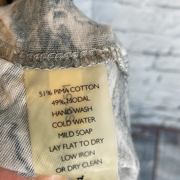 Peruvian Connection marble swirl print maxi dress  Pima Cotton XS Duster Boho - Picture 12 of 14